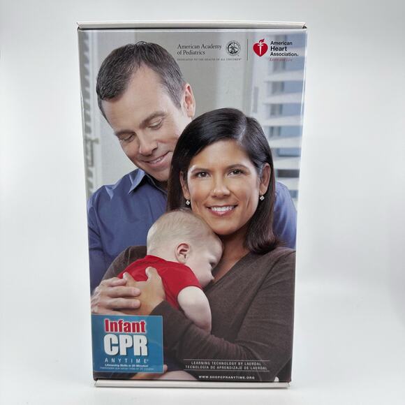 Infant CPR Anytime Kit American Heart Association DVD Training + Baby Manikin - Picture 1 of 2